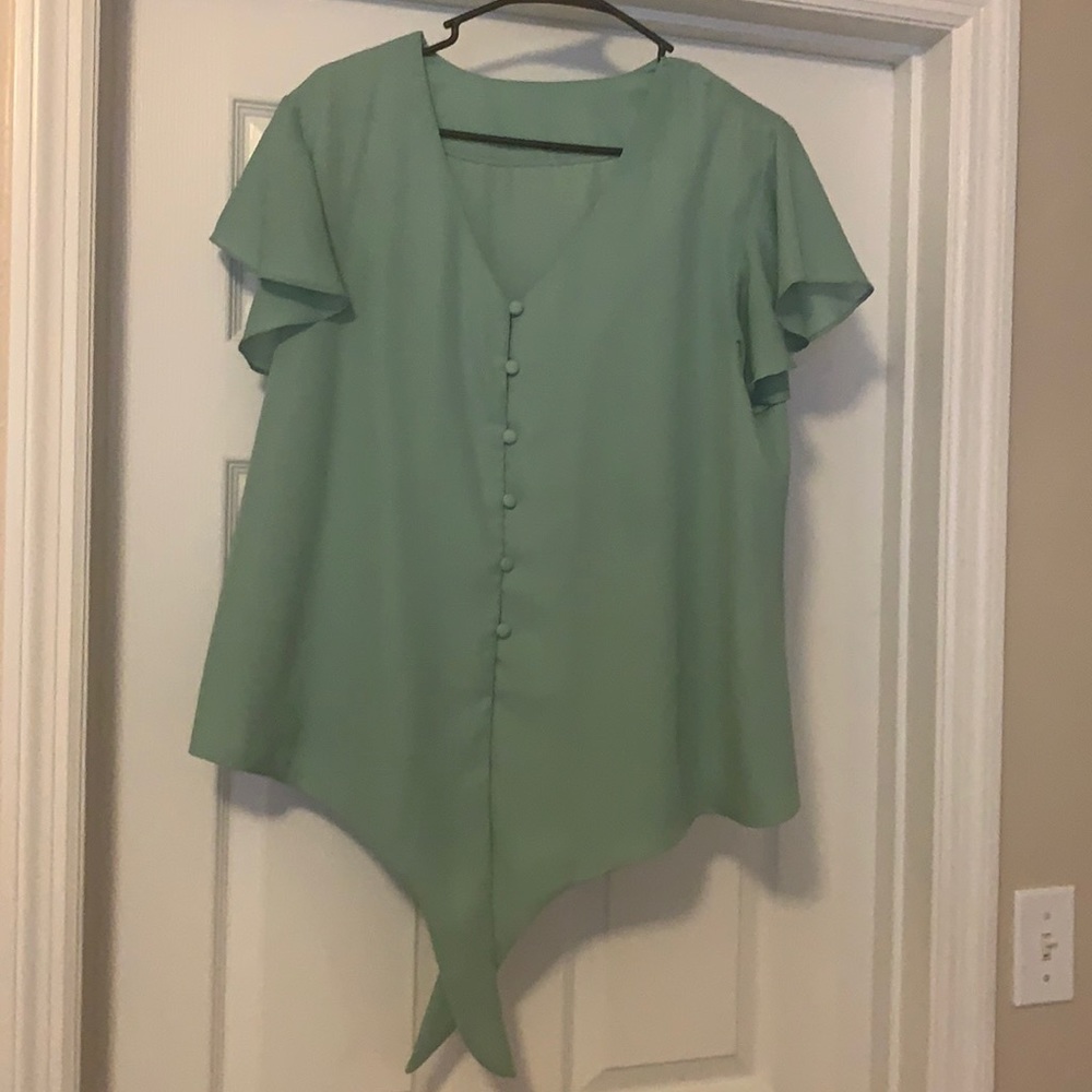Beautiful mint green blouse